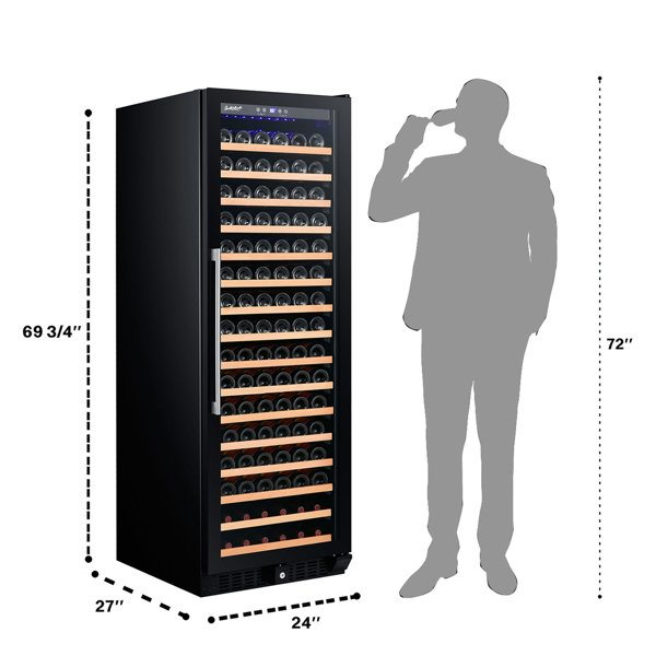 Smith & Hanks 166 Bottle Single Zone Freestanding/BuiltIn Wine Cell